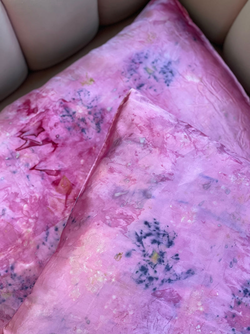 SILK PILLOWCASE - HOT PINK